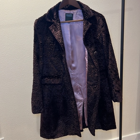 SOLD- Hillary Radley Luxe Faux Fur Coat - Elegant & Warm! Size M - Picture 4 of 7